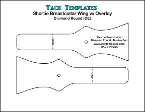 Shortie Breastcollar - Diamond Round (Double End) **PDF**