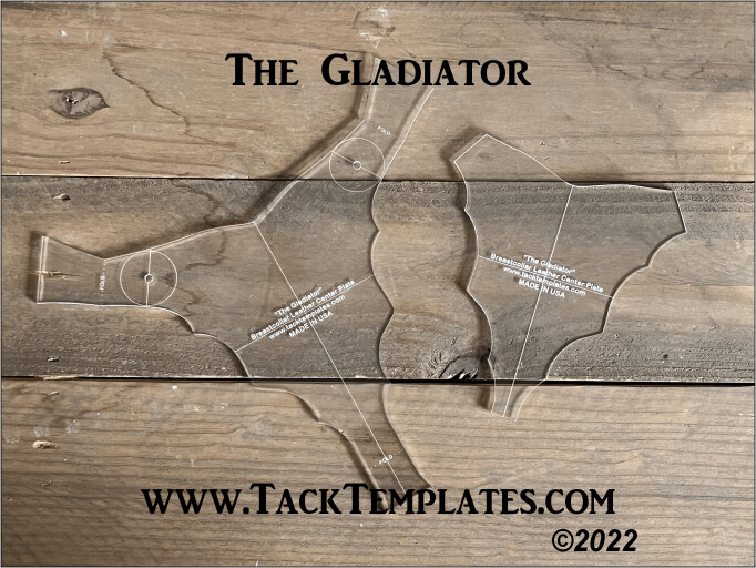Breastcollar Leather Center Plate