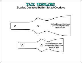 Scallop Diamond Halter Set w/ Overlays **PDF**