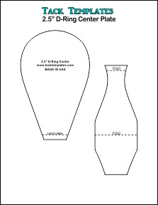 2.5" D-Ring Center Backer Plate **PDF**