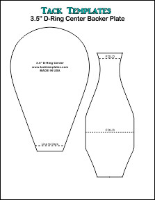 3.5&quot; D-Ring Center Backer Plate **PDF**