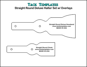 Straight Round Deluxe Halter Set w/ Overlays **PDF**