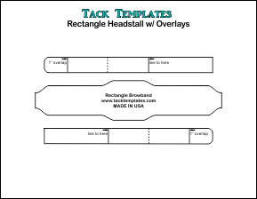 Rectangle Headstall w/ Overlays **PDF**