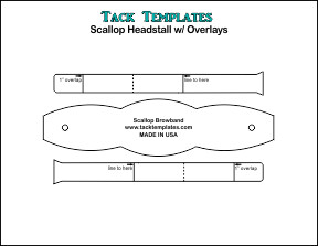 Scallop Headstall w/ Overlays **PDF**
