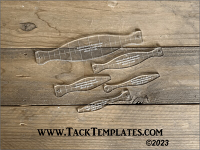 Scallop Round Tack Set (Double End)