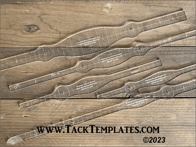 Scallop Round Tack Set (Double End)