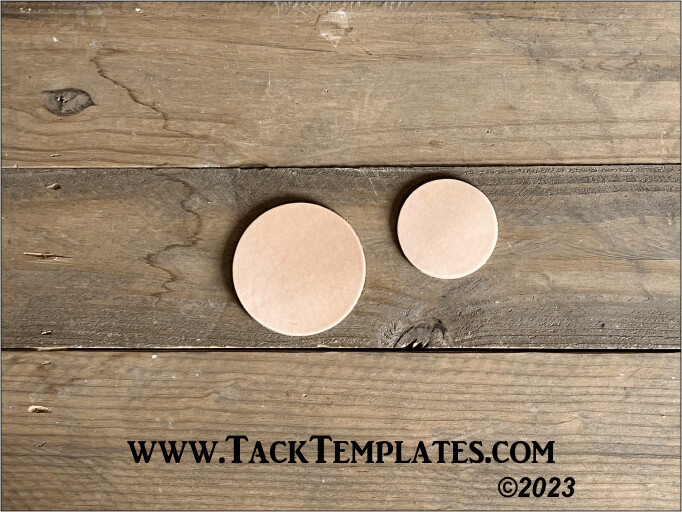 Round Coaster/Patch Leather Blanks