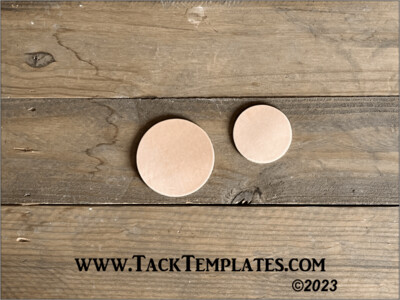 Round Leather Blanks