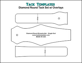 Diamond Round Tack Set (Single End) w/ Overlays **PDF**