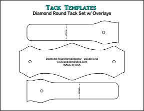 Diamond Round Tack Set (Double End) w/ Overlays **PDF**