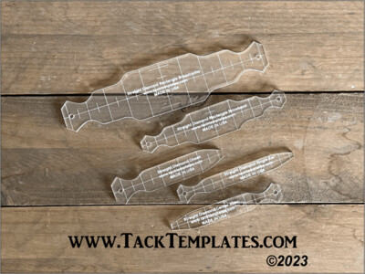 Straight Diamond Rectangle Tack Set