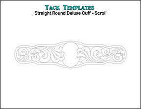Straight Round Deluxe Cuff - Scroll **PDF**