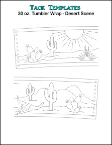 30 oz. Insulated Tumbler - Desert Scene **PDF**