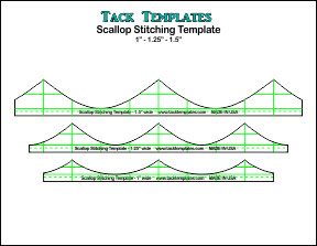 Strap Stitching Guide - Scallop **PDF**