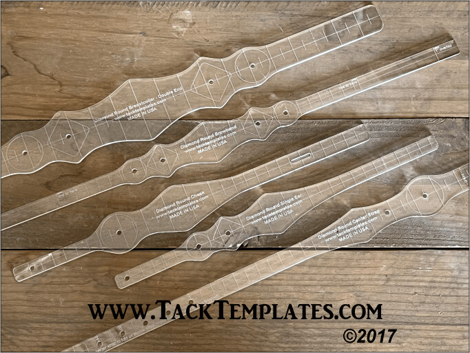 Diamond Round Tack Set (Double End)