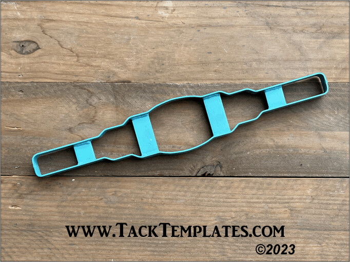 Rectangle Deluxe Shortie Breastcollar Leather Die