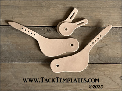 Standard Spur Straps Leather Blanks