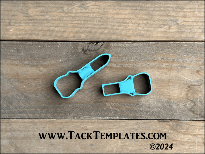 Scallop Diamond Watch Band Leather Die