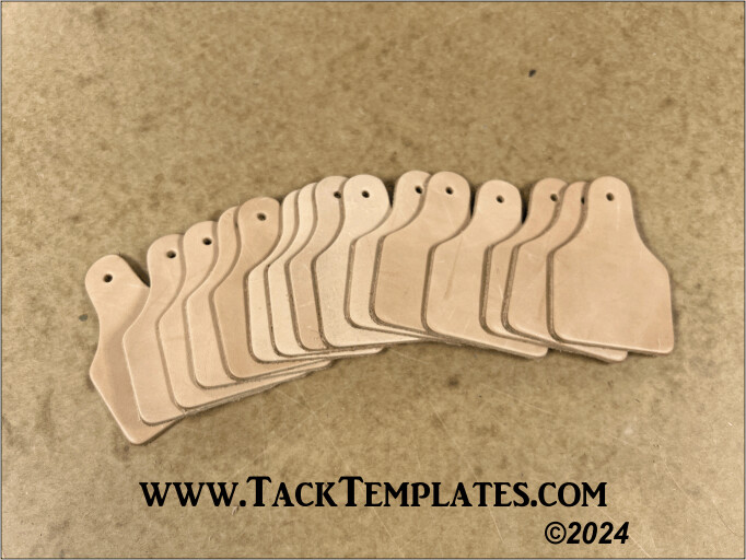 Goat Ear Tag Leather Blanks