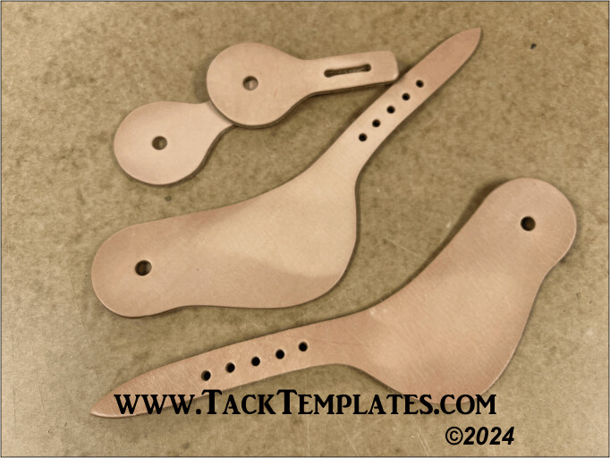 Standard Spur Strap Leather Blanks
