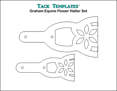 Graham Equine Flower Halter Set **PDF**