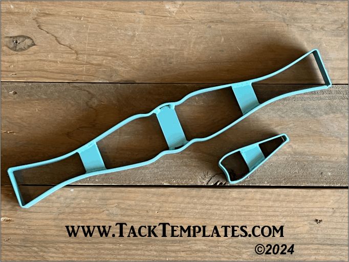 Standard Narrow Round Shortie Breastcollar Leather Die