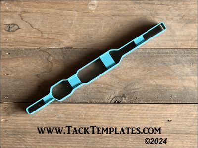 Rectangle Headstall Cheek Leather Die