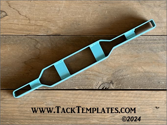 Straight Headstall Cheek Leather Die