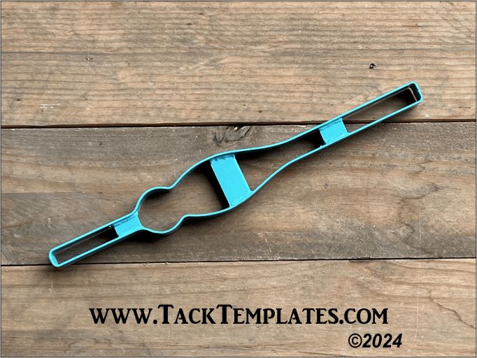 Double Round Headstall Cheek Leather Die