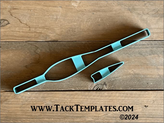 Standard Headstall Cheek Leather Die