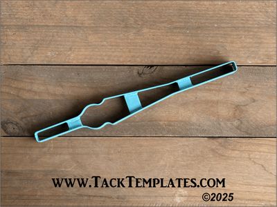 Arrowhead Headstall Cheek Leather Die
