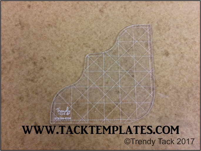 Saddle Pad Corner Template