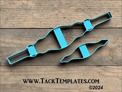 Double Round Noseband Leather Die