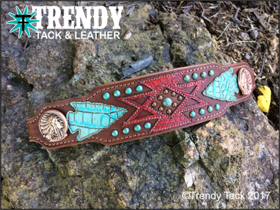 Made using Arrow Head and Aztec w/ Cut Outs applique templates