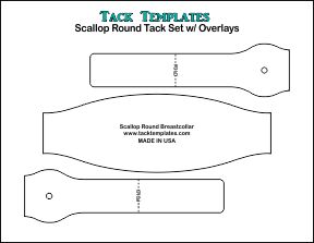 Scallop Diamond Round Tack Set (Double End) **PDF**