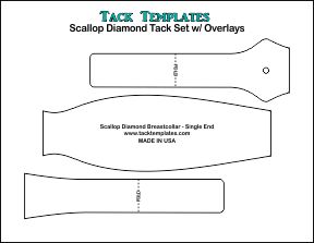 Scallop Diamond Round Tack Set (Single End) **PDF**