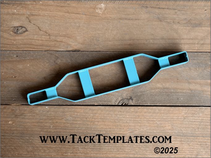 Straight Wide Halter Leather Die, Select Die: Noseband