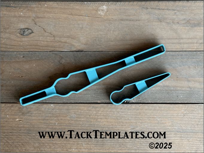 Arrowhead Headstall Cheek Leather Die