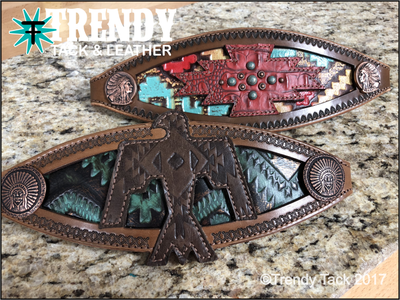 Trendy Tack Standard Aztec Noseband
