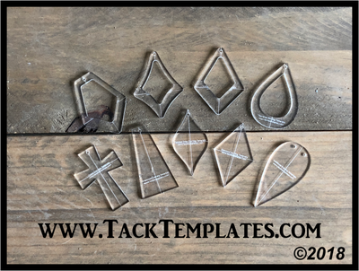 Leather Earring Templates (set of 9)