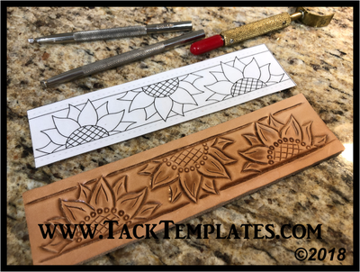 Belt Pattern - Feathers &amp; Flowers  **PDF**