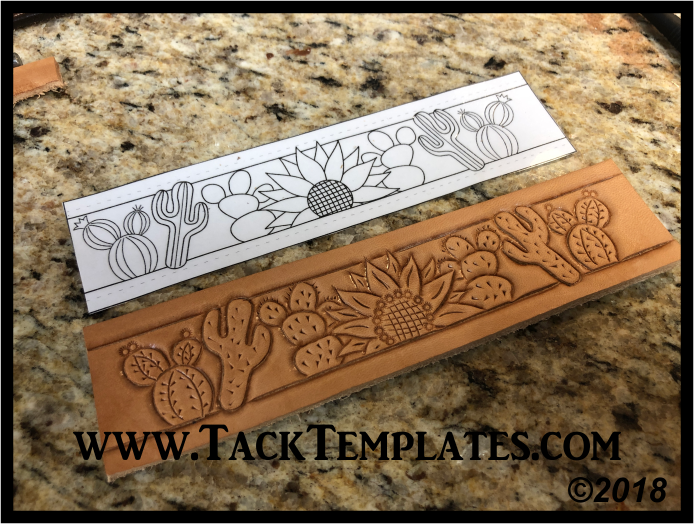 belt-pattern-feathers-flowers-pdf for Free Printable Leather Belt Tooling Patterns Belt Pattern - Feathers & Flowers **PDF** for Free Printable Leather Belt Tooling Patterns