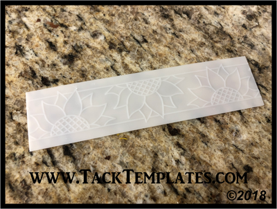 Sunflower Belt Pattern Tap Off (6&quot; x 1.5&quot;)