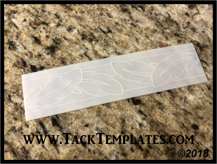 Feather Belt Pattern Tap Off (6" x 1.5")