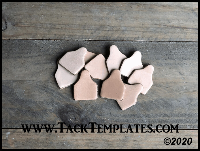 Ear Tag Leather Blanks - Mini (10pk)