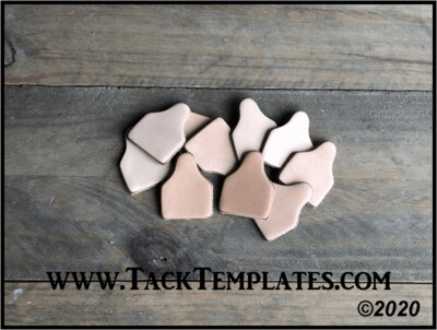 Ear Tag Leather Blanks - Mini (10pk)