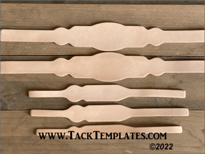 Straight Round Deluxe Tack Set Leather Blanks