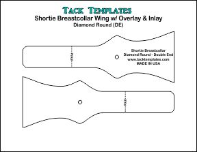 Shortie Breastcollar - Diamond Round (Double End) **PDF**