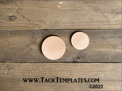 Round Coaster/Patch Leather Blanks