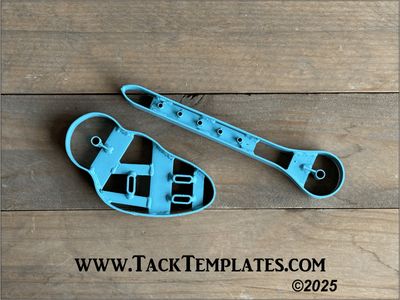 Buckaroo Spur Strap Leather Die